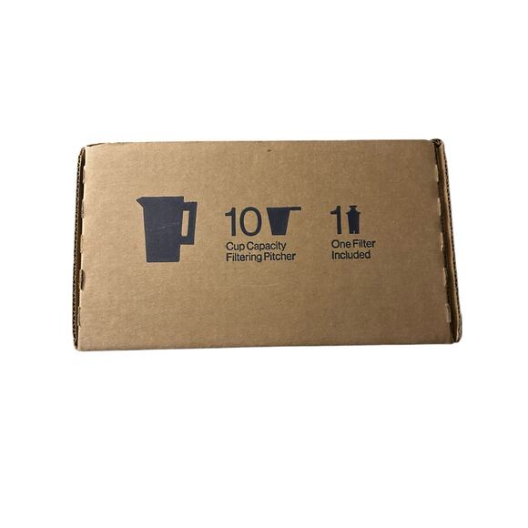 Brita Large 10 Cup Water Filter Pitcher, 1 BritaPlus Filter, Everyday, Black - Picture 2 of 4